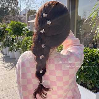 Kẹp Tóc Hoa Trà Mini Mới Cho Nữ