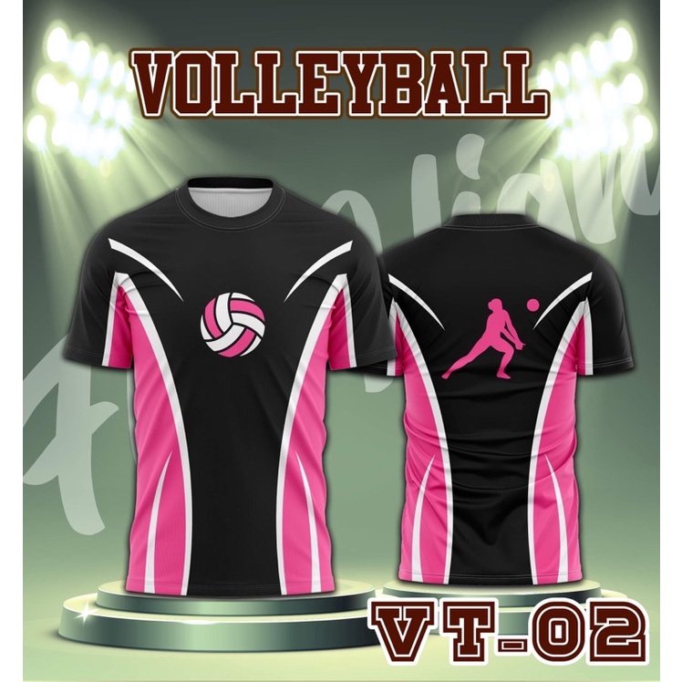 Volleyball Thăng Hoa Tùy Chỉnh Tên Tùy Chỉnh  Áo Thun Bóng Chuyền volleyball jersey [Hàng Có Sẵn)