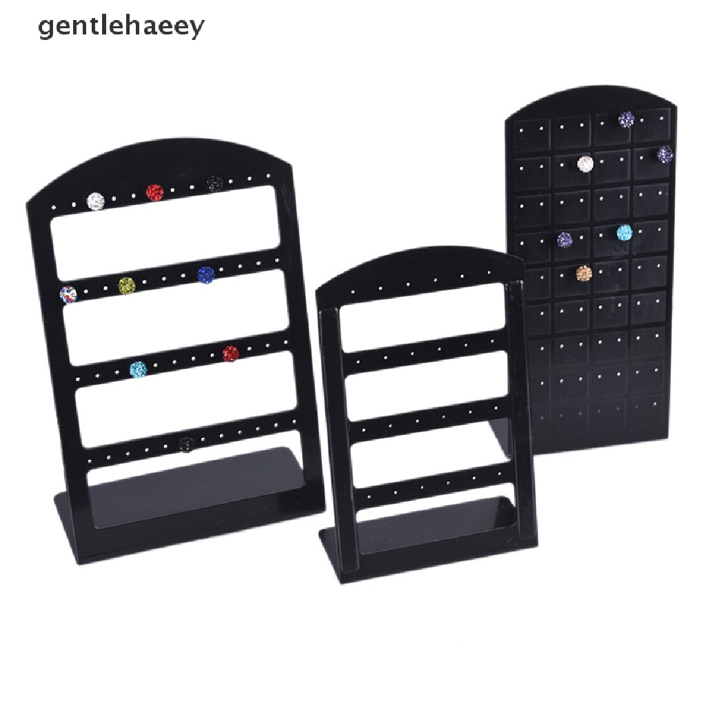 Giá Đỡ Trưng Bày Bông Tai Bằng Nhựa 24 / 48 / 72 Lỗ Tiện Dụng