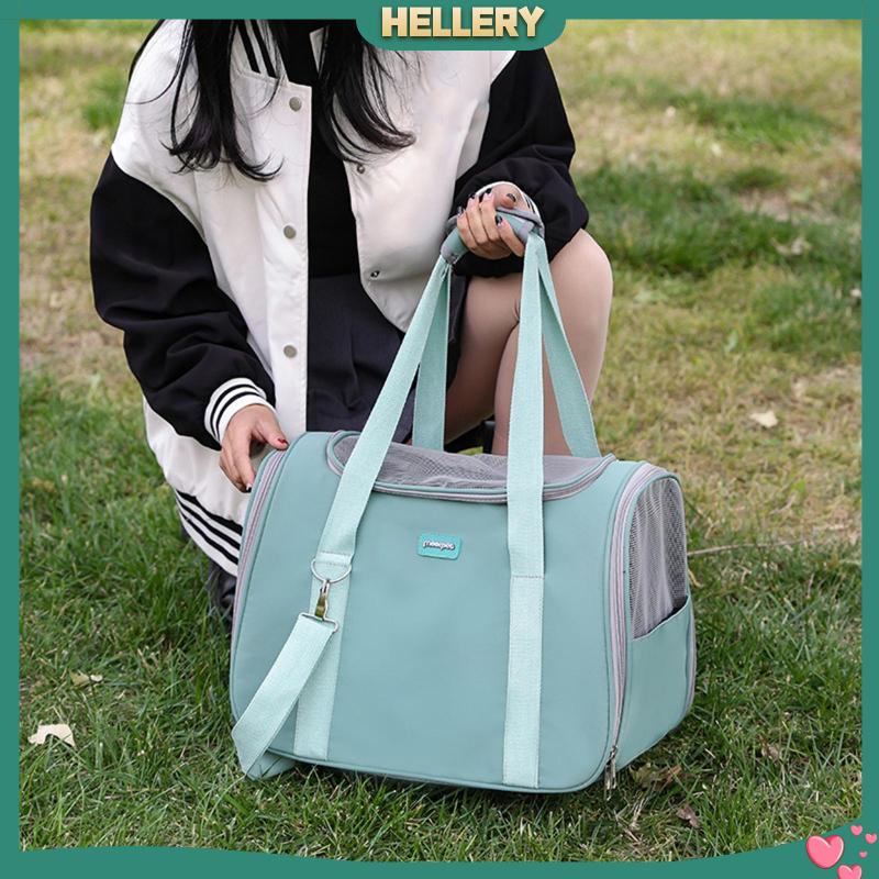 Túi Địu Thú Cưng Thiết Kế Kiểu Lưới Thoáng Khí Di Động Tiện Dụng Mang Theo Du Lịch