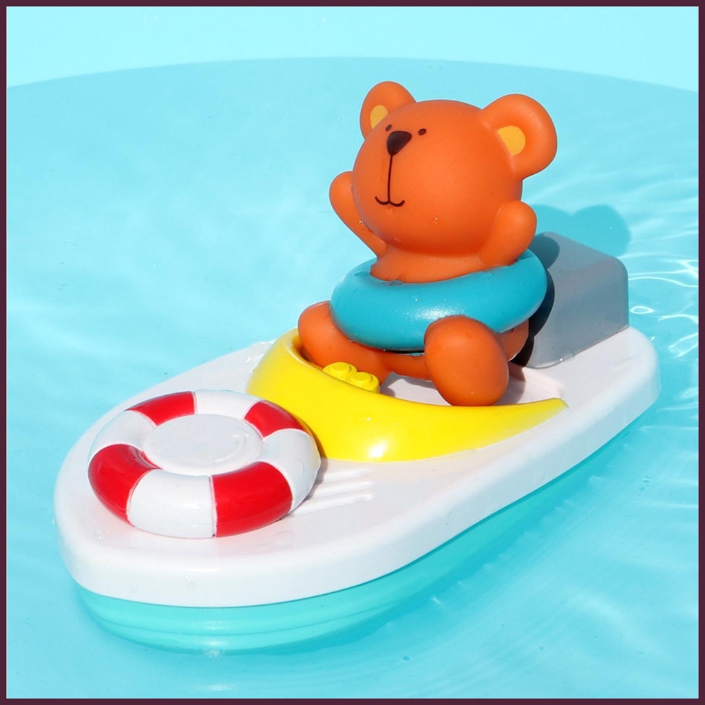 Đồ Chơi Lên Dây Cót Hình Gấu Dễ Thương Cho Bé Chơi Khi Tắm