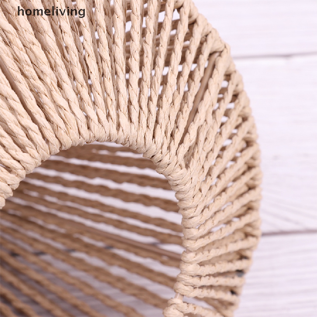 Chụp Đèn Dạng Treo Bằng Rơm Đan Phong Cách Mộc Mạc Cho Khách Sạn / Nhà Hàng