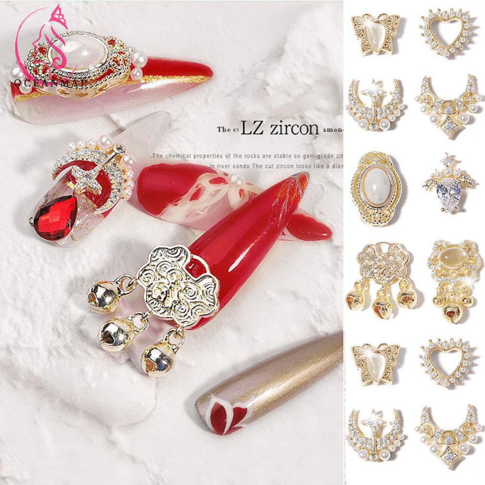 [Hàng mới về] Hạt phụ kiện 3D trang trí móng tay tiện dụng