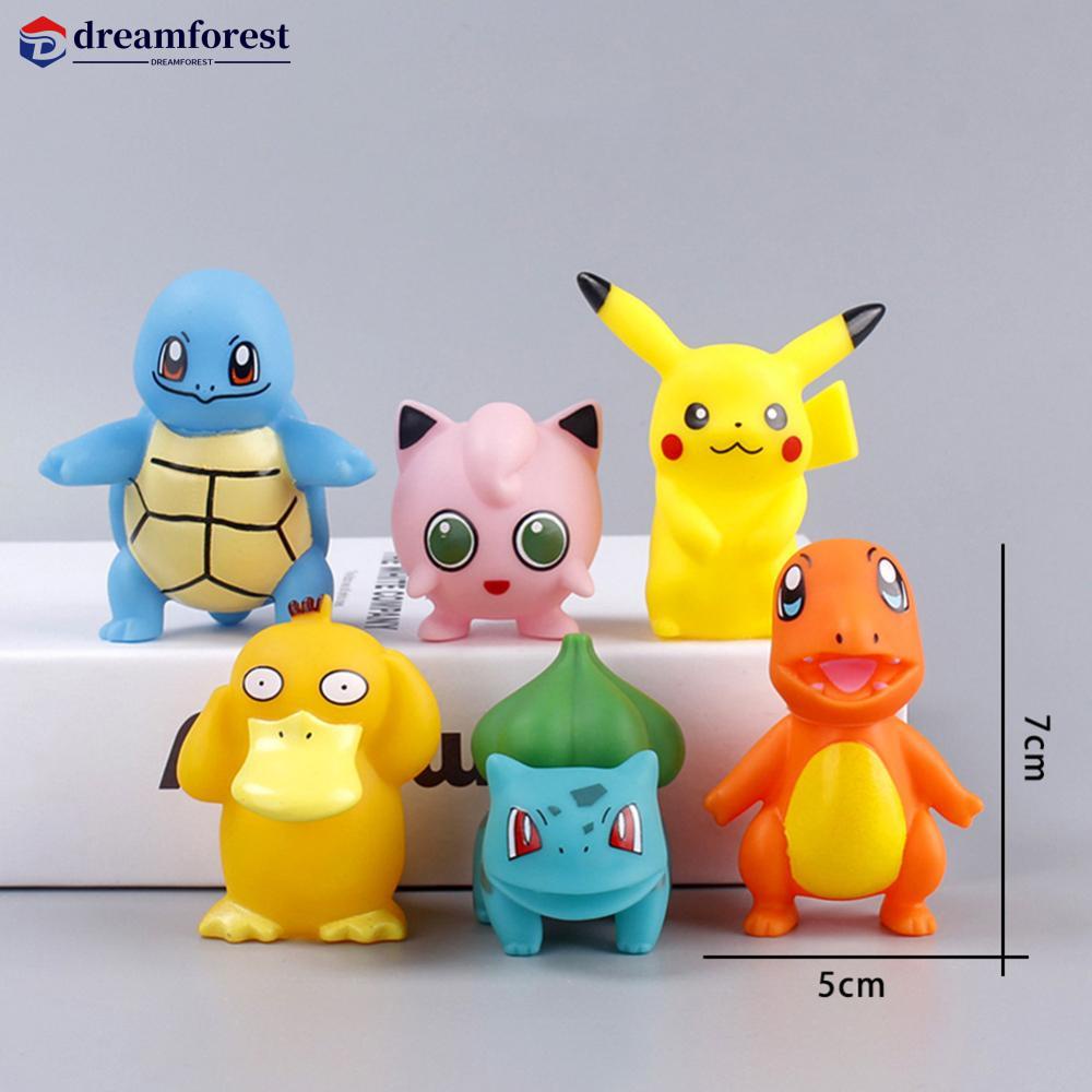 Set 6 Mô Hình Nhân Vật Hoạt Hình Anime DGA1 Để Bàn Trang Trí