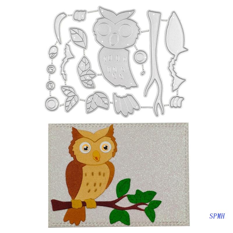 Khuôn Cắt Giấy Thép Carbon Trang Trí Hình Cú Mèo Xinh Xắn