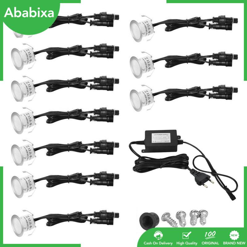 Set 10 Đèn LED IP67 Chống Thấm Nước Trang Trí Sân Vườn