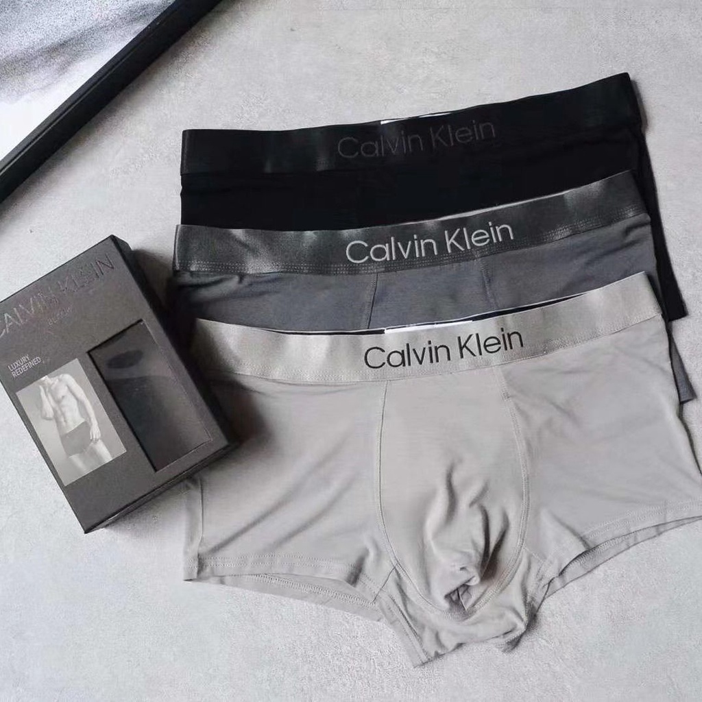 CALVIN KLEIN Bông ModaleQuần sịp đùi nam hàng cao cấp, quần sịp nam đẹp thoáng mát, co giãn đủ màu hàng loại