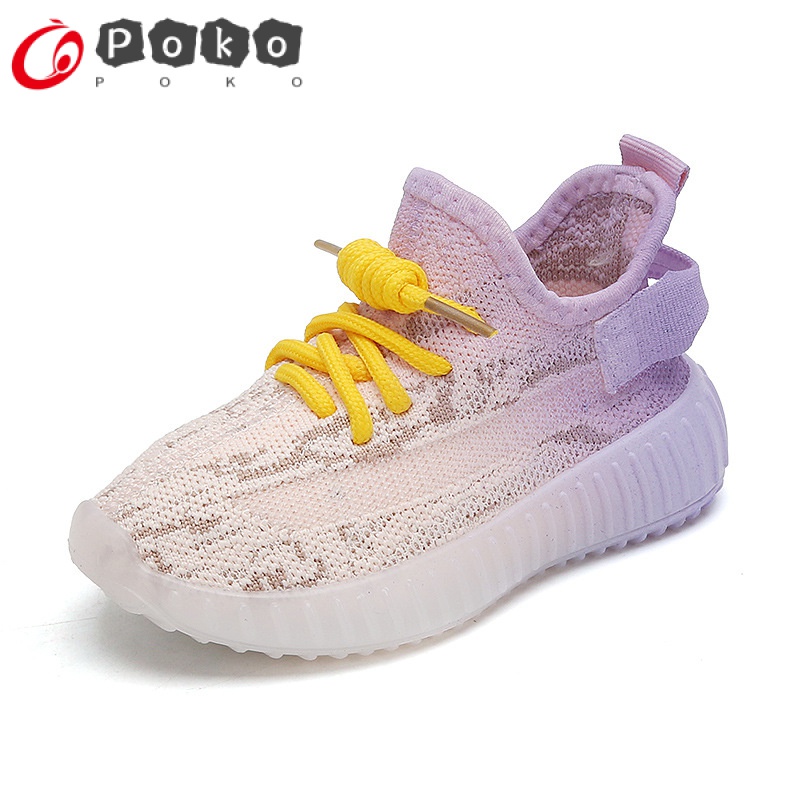 Giày Thể Thao Đế Mềm Phối Lưới Thoáng Khí Thời Trang Xuân Thu 2023 Cho Bé