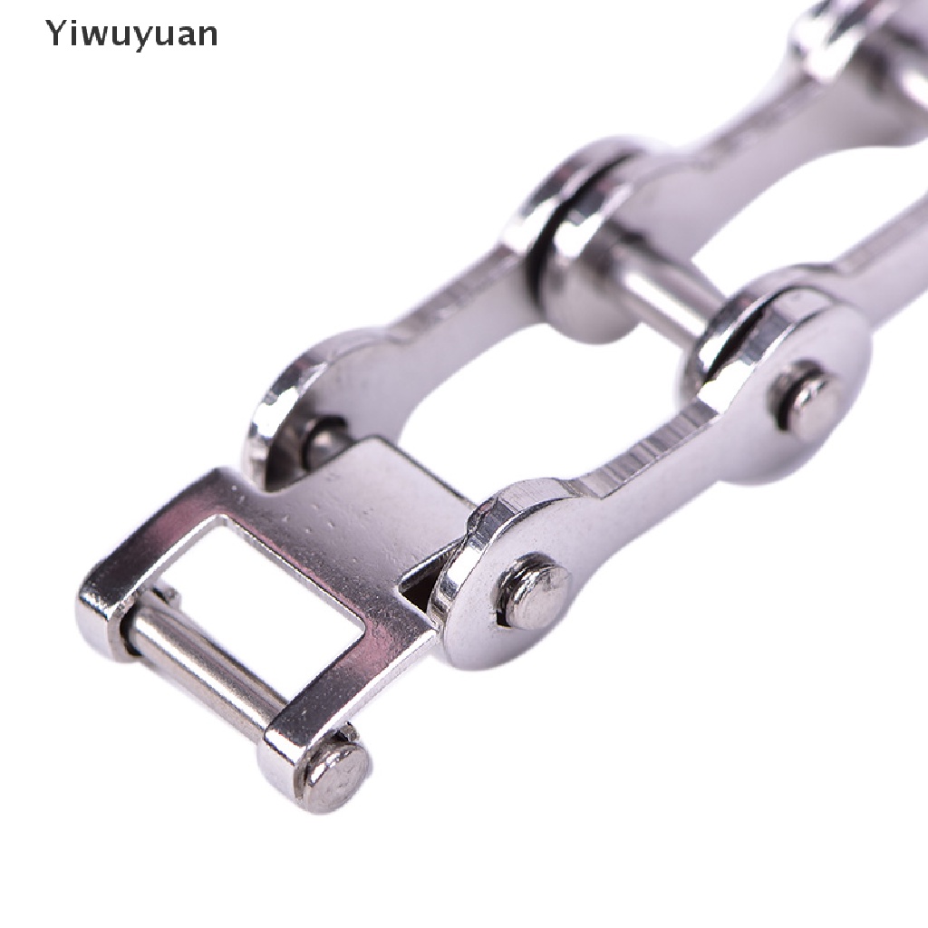 < Yiwuyuan > Vòng Tay Dây Xích Xe Máy Bằng Thép Không Gỉ Thời Trang Quà Tặng Cho Nam Giảm Giá