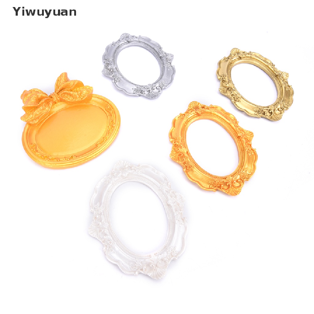 < Yiwuyuan > Khung Ảnh Kim Loại Trưng Bày Móng Tay Giả Thiết Kế Không Đều Kiểu Retro Mới