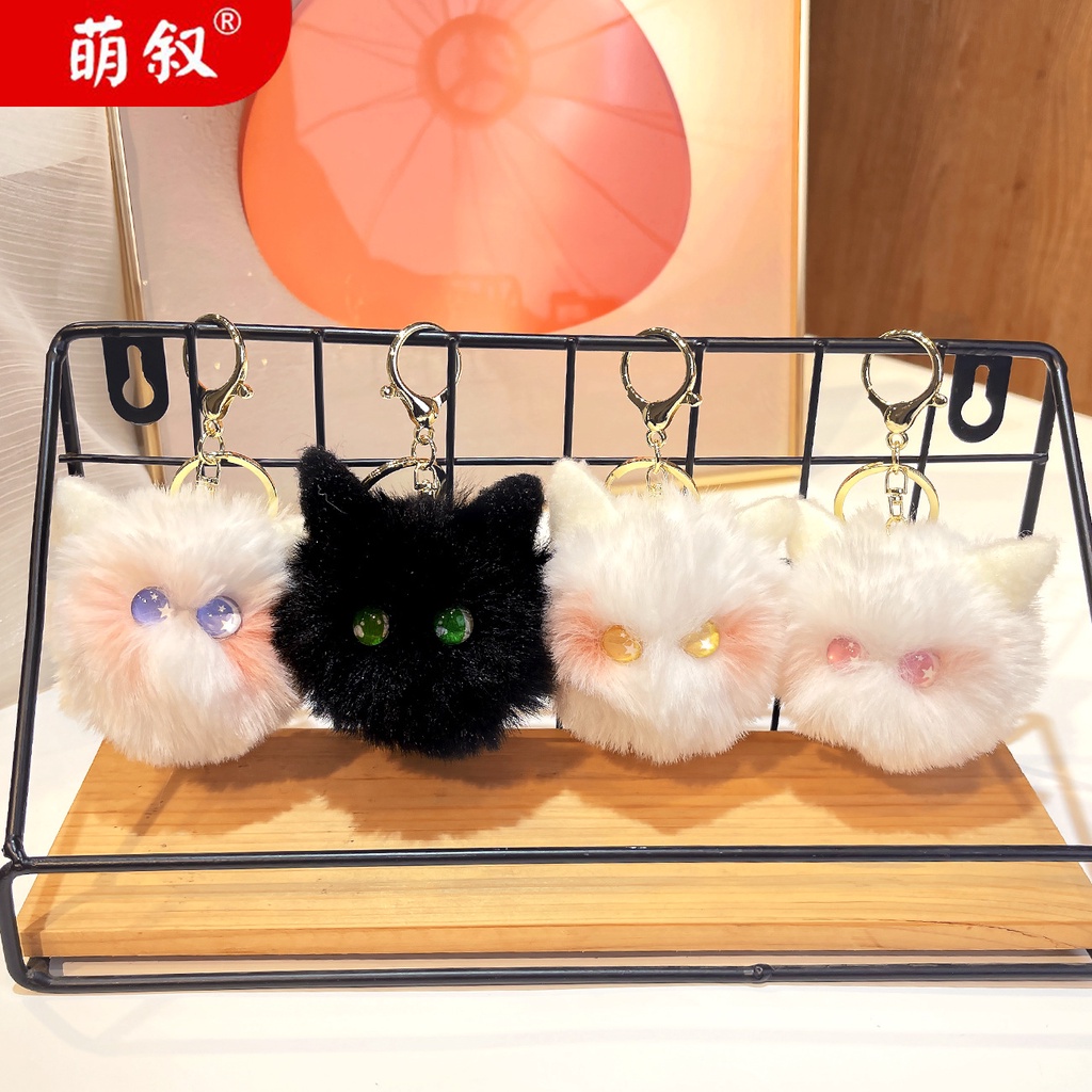 Móc Khóa Hình Mèo Hoạt Hình Nhồi Bông Đáng Yêu