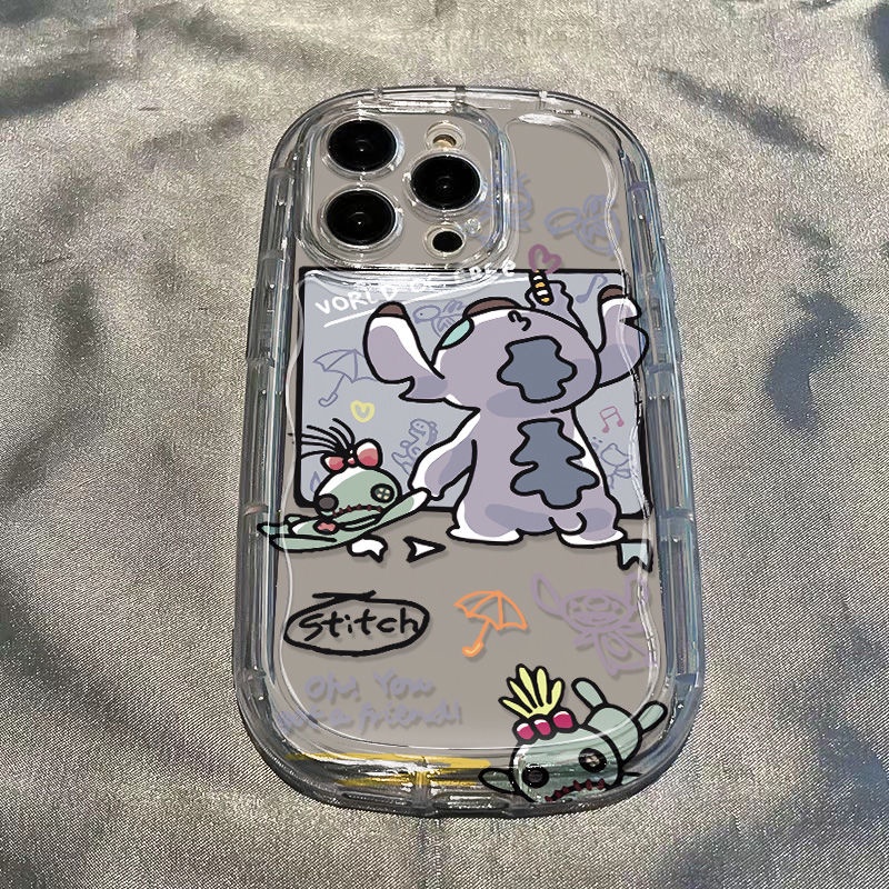 ✅Ốp Điện Thoại Mềm Trong Suốt Chống Sốc In Hình Stitch Cho Iphone promax / 13 / 12xs8piPhone14 xr 7 11 NSRF