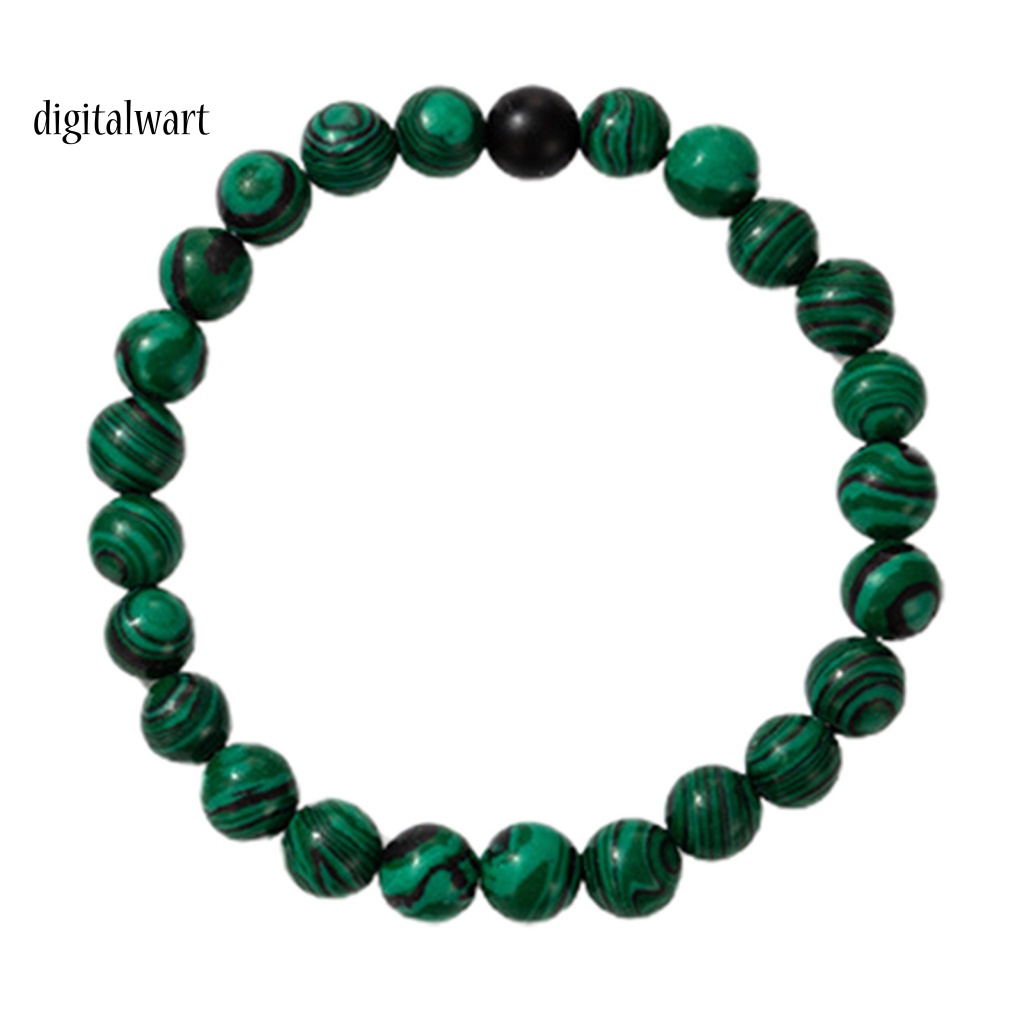 Kỹ Thuật Số| Set 2 Vòng Tay Đá Mắt Hổ Màu Xanh Lá / Đen Thoải Mái Thời Trang Hàng Ngày