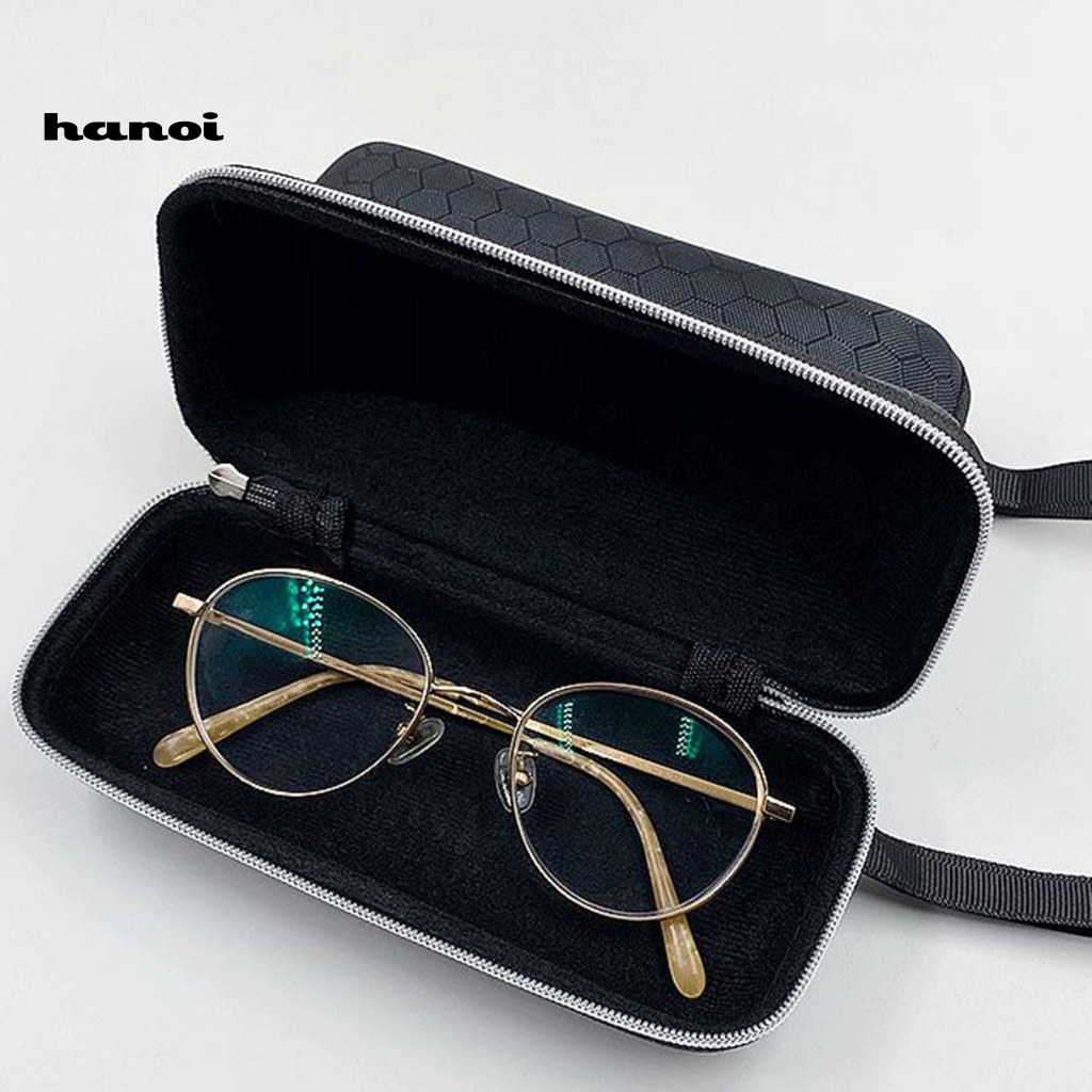 Hộp Đựng Kính Mát Có Khóa Kéo Chống Tác Động Thời Trang