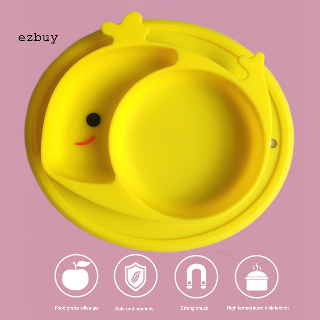 Đĩa Ăn Nhẹ Màu Sắc Xinh Xắn Chống Rò Rỉ Tiện Dụng Cho Bé