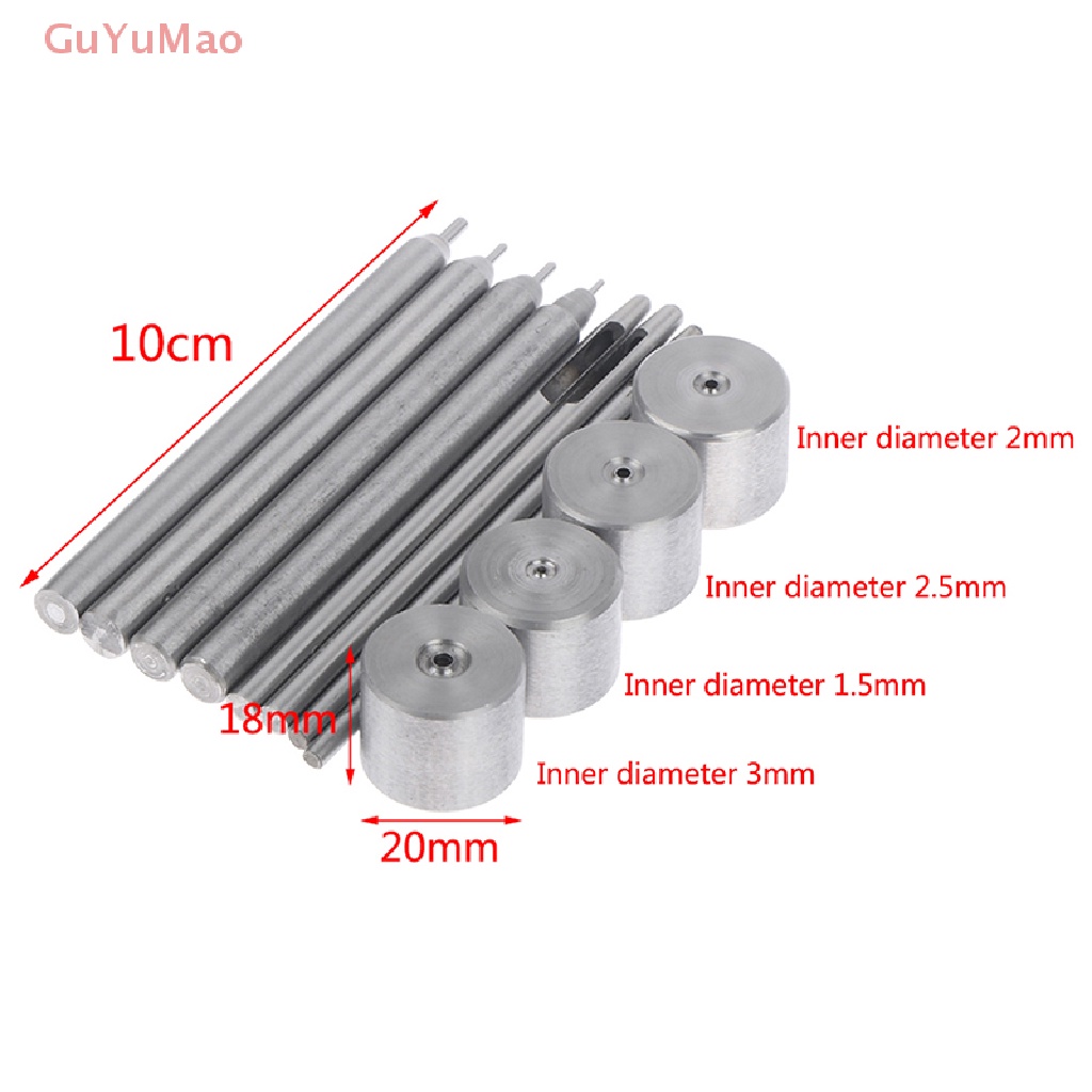 Bộ 3 Dụng Cụ Đục Lỗ Mini 1.5mm 2mm 2.5mm 3mm Cho Búp Bê Barbie DIY