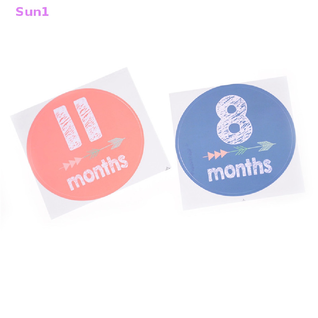 Set 12 Miếng Dán Chống Nắng DIY Cho Bé Từ 1-12 Tháng Tuổi Khi Tắm