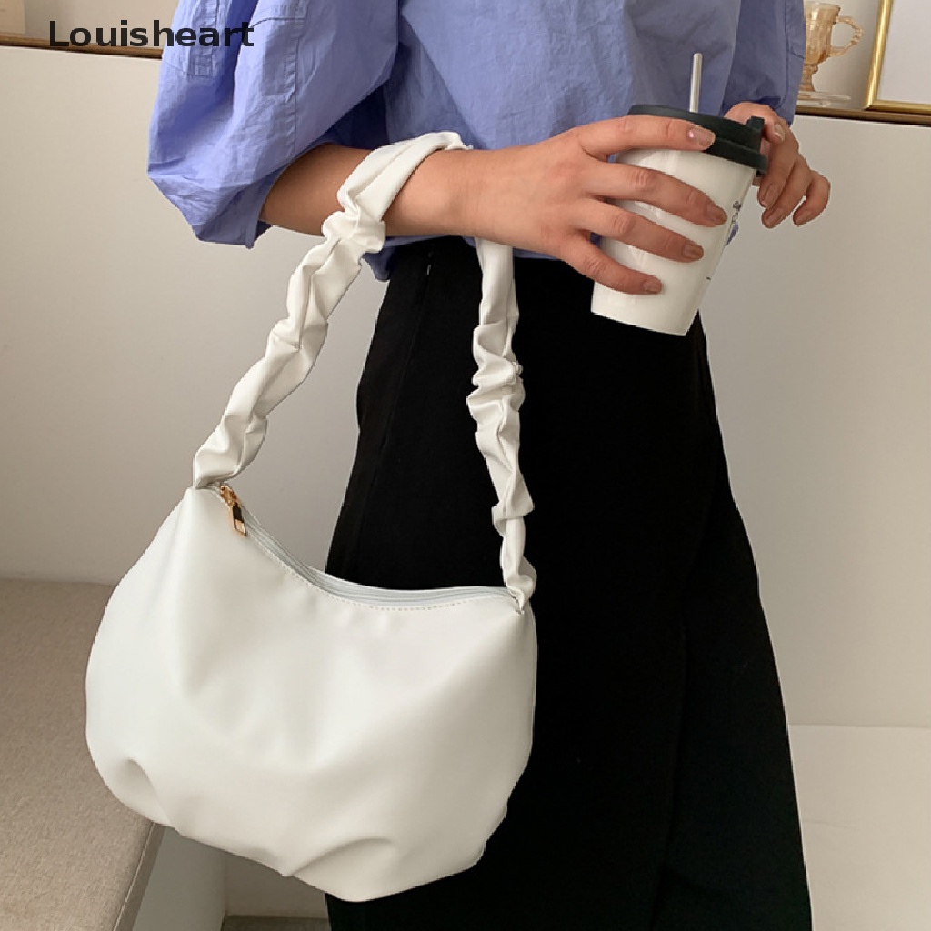 Túi Xách Đeo Vai Louisheart Dây Đeo Xếp Ly Thời Trang Mùa Hè Cho Nữ TFG
