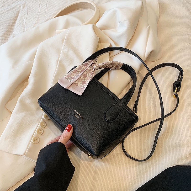 Túi Xách Da PU Màu Trơn Thời Trang Chất Lượng Cao Cho Nữ