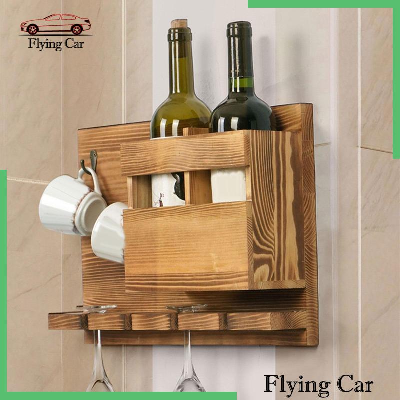 Giá Đỡ Chai Thủy Tinh Gắn Tường Trang Trí