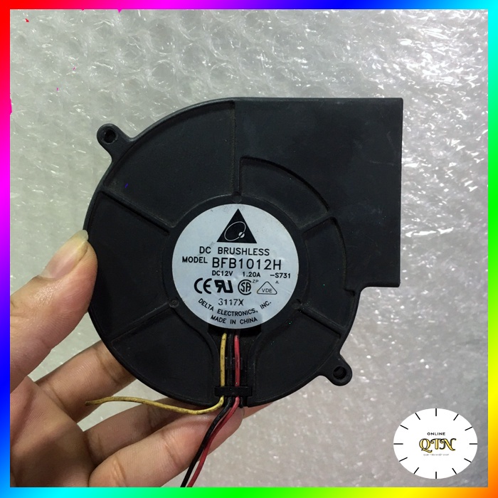 Quạt sò dellta 12V 9cm 1.2A