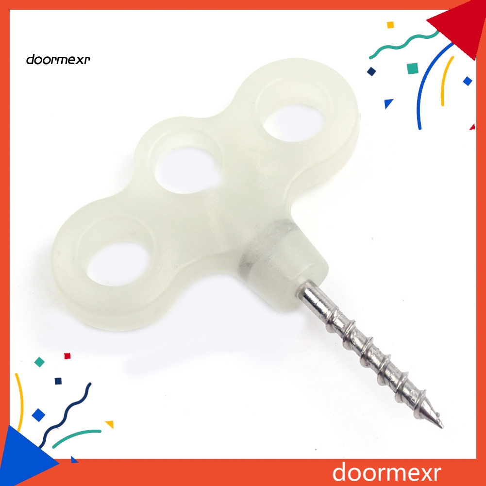 Cọc Dựng Lều Ba Lỗ Bằng Nhựa Dạng Xoắn Ốc