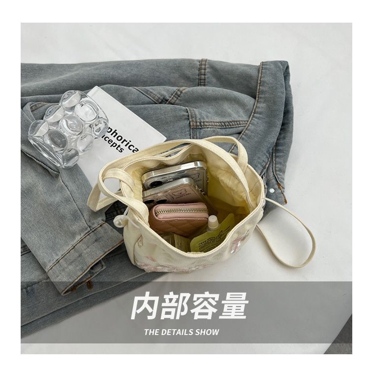 Túi Vải Ren Thêu Nghệ Thuật Đeo Vai / Xách Tay Thời Trang Cho Nữ