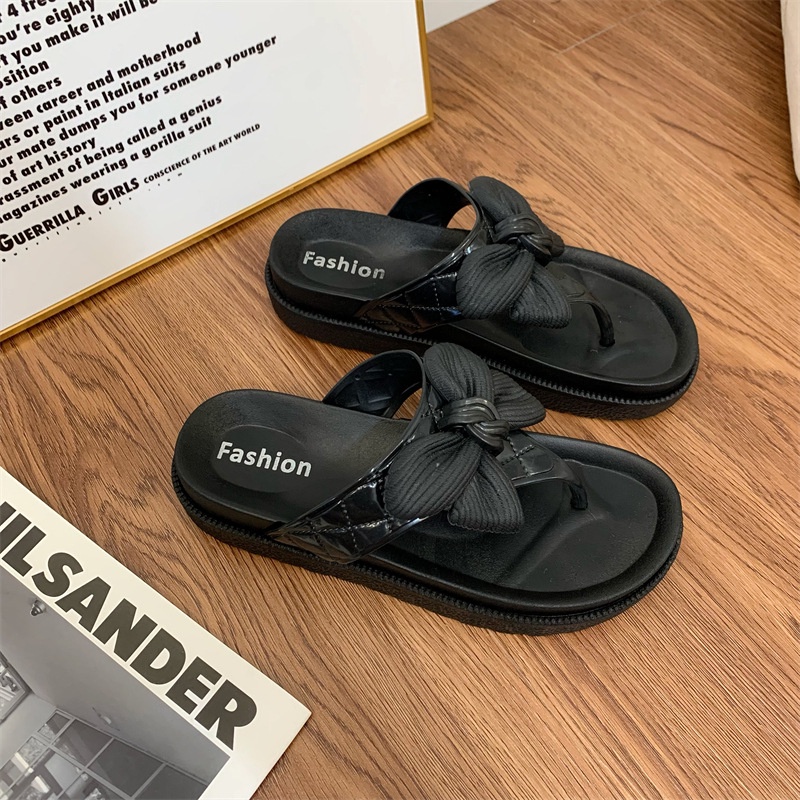 ISAHINI dép nữ dép bánh mì dép nữ dép đi trong nhà đế mềm chống trượt 18Z23042706