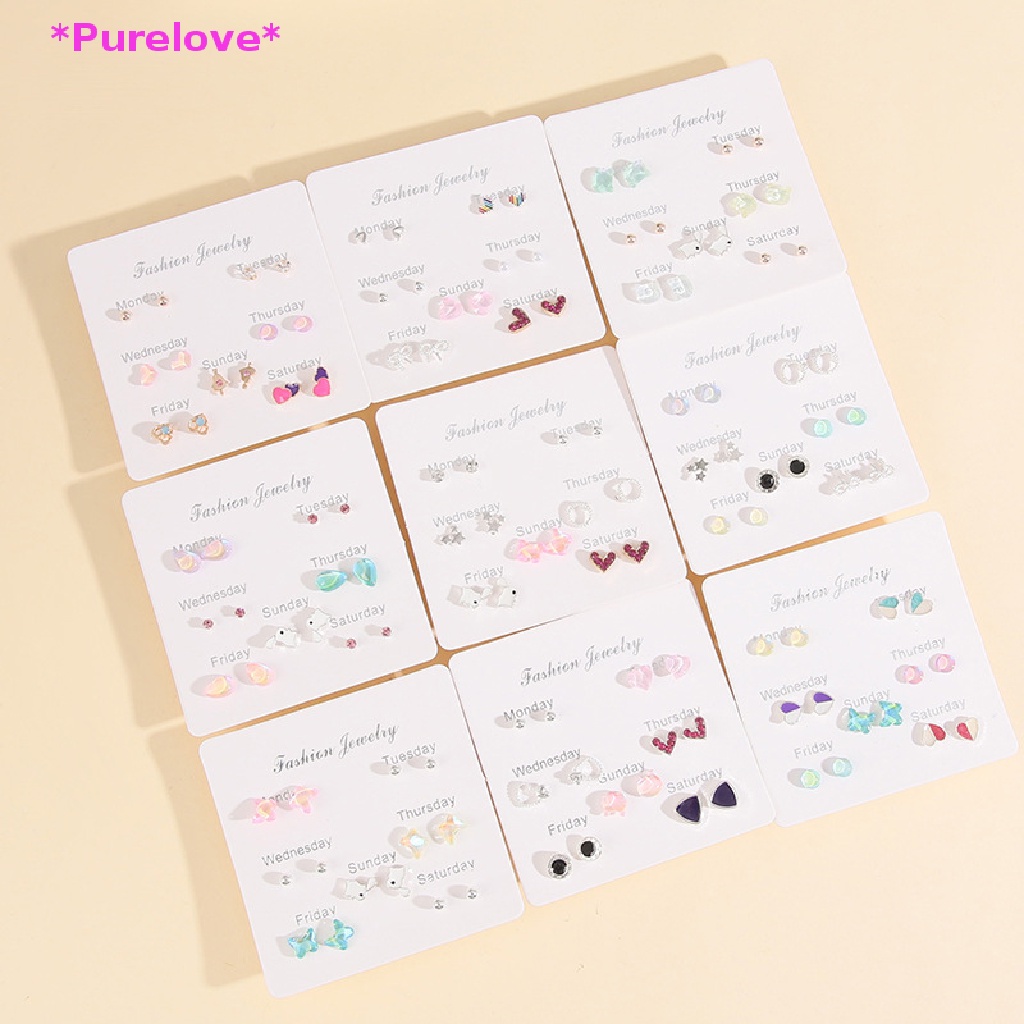 Đôi Bông Tai Hình Học Nhỏ Nhắn Thời Trang Hàn Quốc Dành Cho Nữ Mới