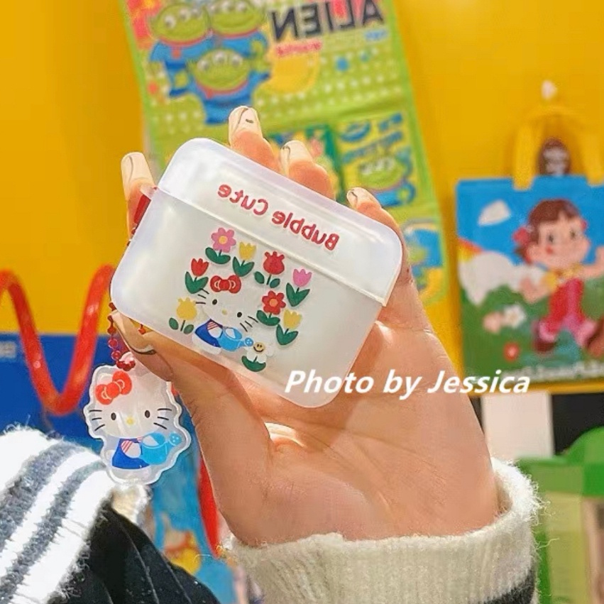 Vỏ Bảo Vệ Hộp Sạc Tai Nghe Airpods Pro Inpods13 Trong Suốt Họa Tiết Hoạt Hình Dễ Thương