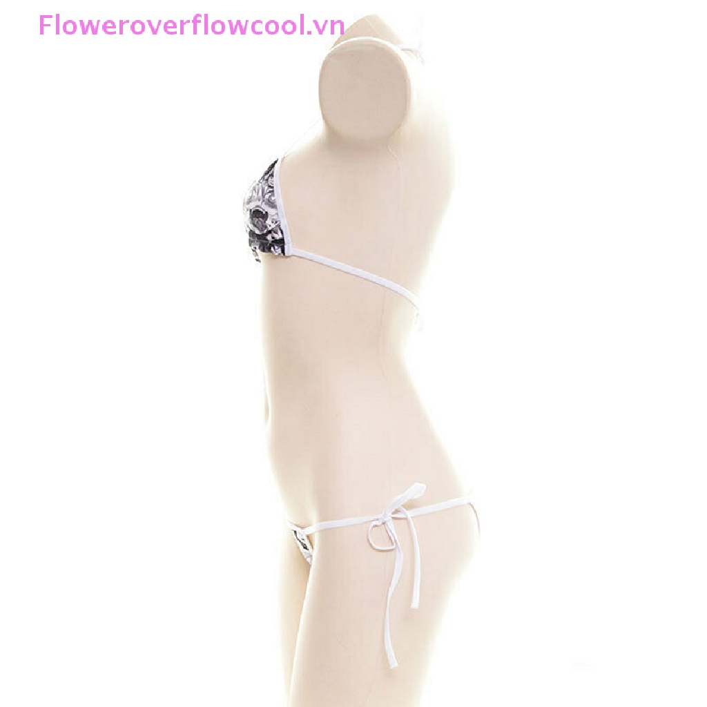 Bộ Đồ Bơi Bikini In Họa Tiết Phong Cách Nhật Bản Quyến Rũ Cho Nữ