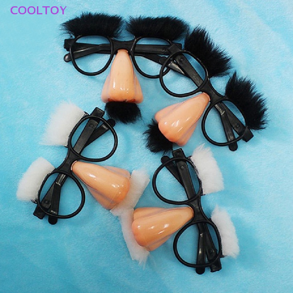 Cooltoy Mắt Kính Và Râu Giả Mũi To Vui Nhộn Trang Trí Lễ Hội Halloween Bán Chạy Dành Cho Người Lớn