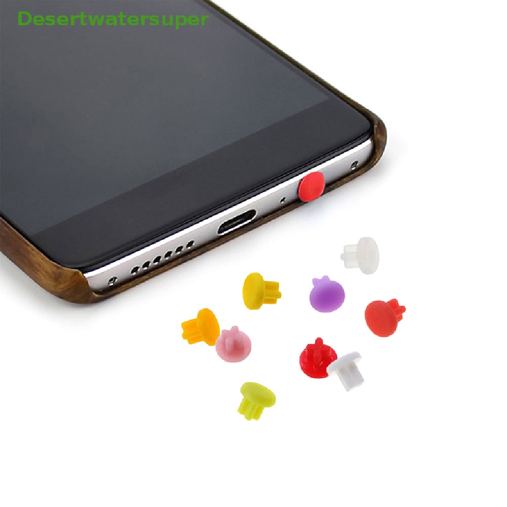 Bộ 10 Vỏ Bọc Chống Bụi Chống Nước Cho Lỗ Cắm Tai Nghe