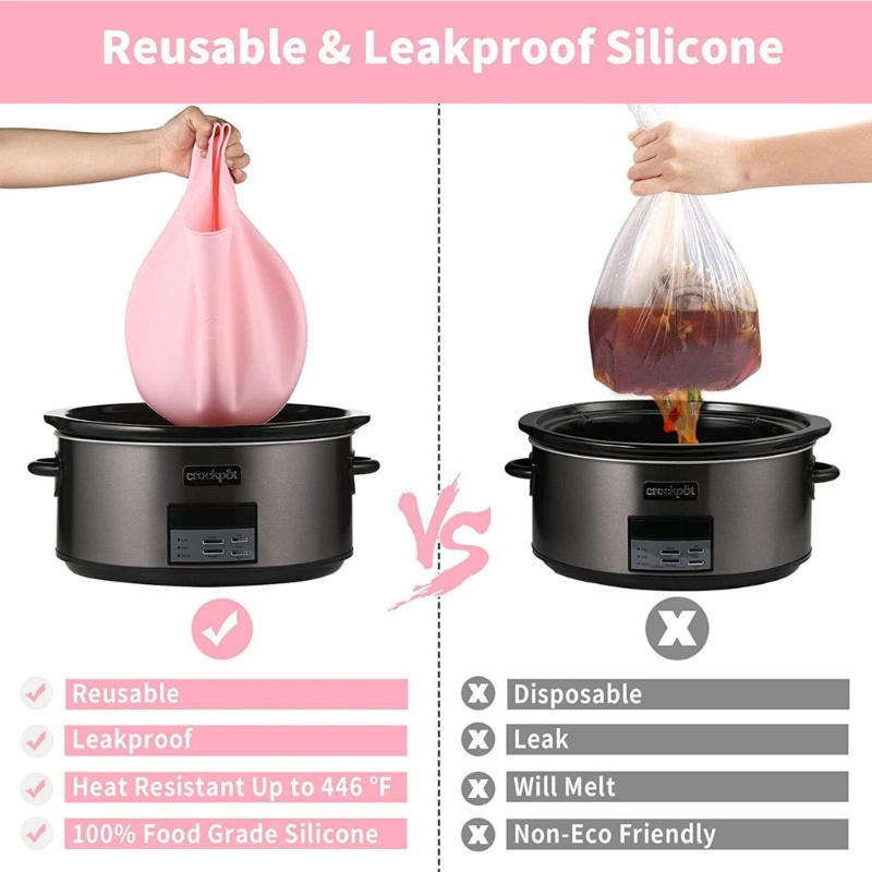 Tấm Lót Nồi Hầm Thức Ăn Bằng Silicone Chịu Nhiệt Tốt Tiện Dụng