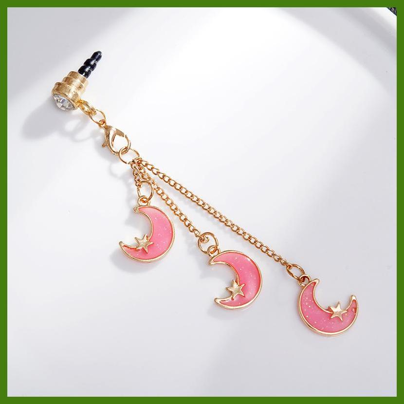 Droplet Dây Chuỗi Cao Su Dài Mặt Trăng Chống Bụi Làm Việc Nhỏ Gọn Mịn Màng rdavn