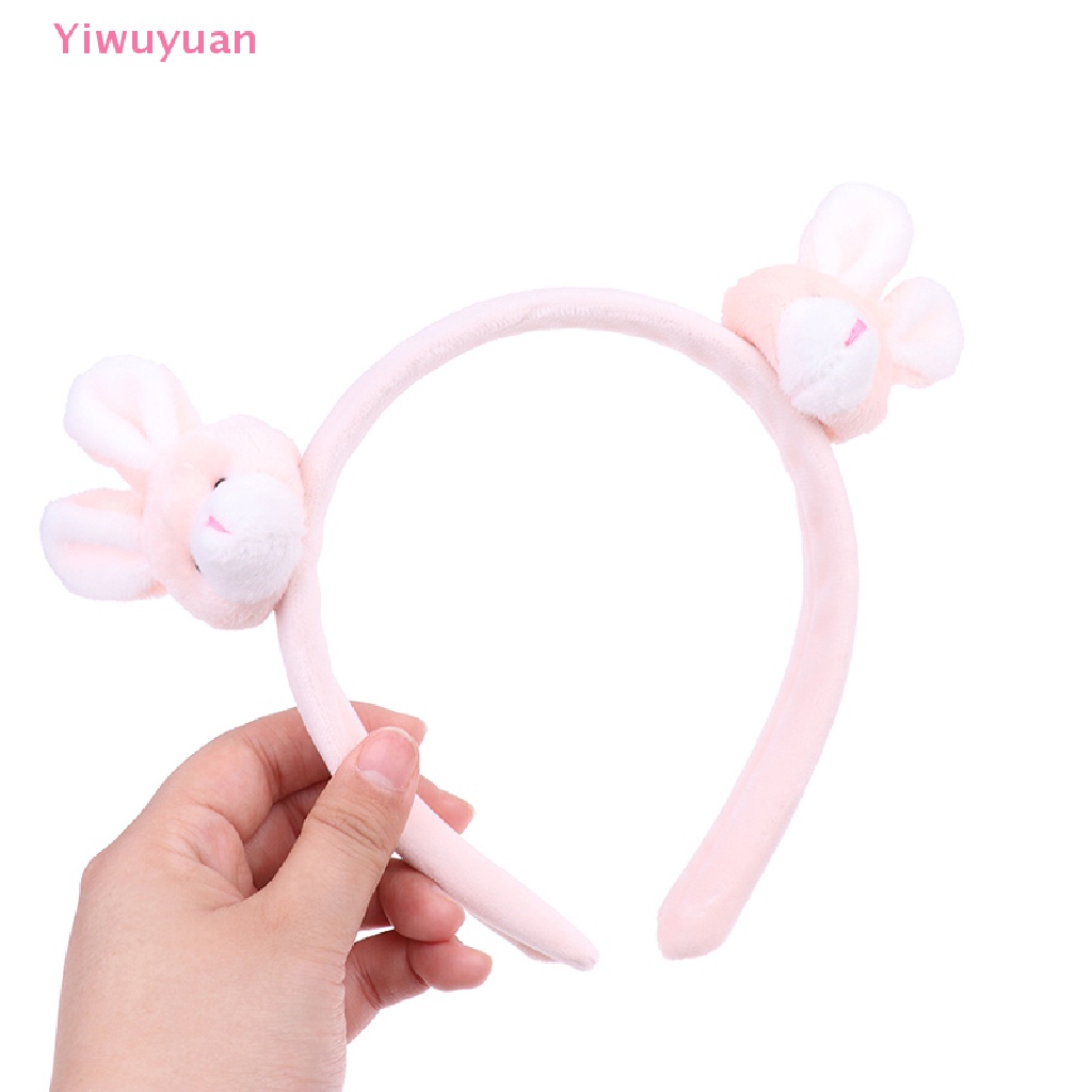 1 Cài Tóc Tai Thỏ Lông Xù Đáng Yêu Phong Cách Hàn Quốc Mới