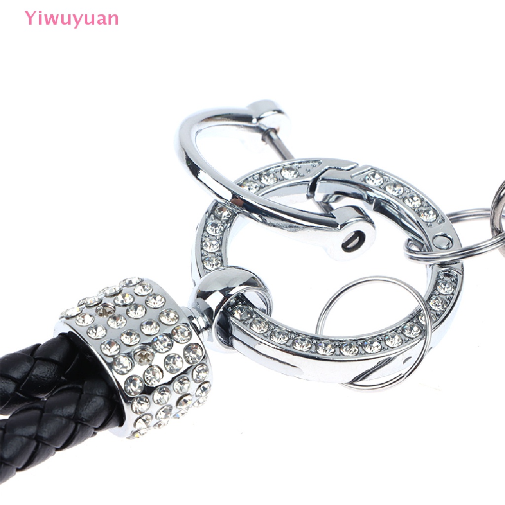 (MớI) Móc KhóA ĐíNh Kim Cương Giả MàU Đỏ Cho Xe Hơi