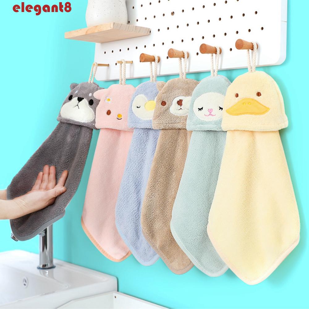 Khăn Lau Tay Siêu Thấm Hút Nhanh Khô Hình Động Vật Dễ Thương Cho Bé