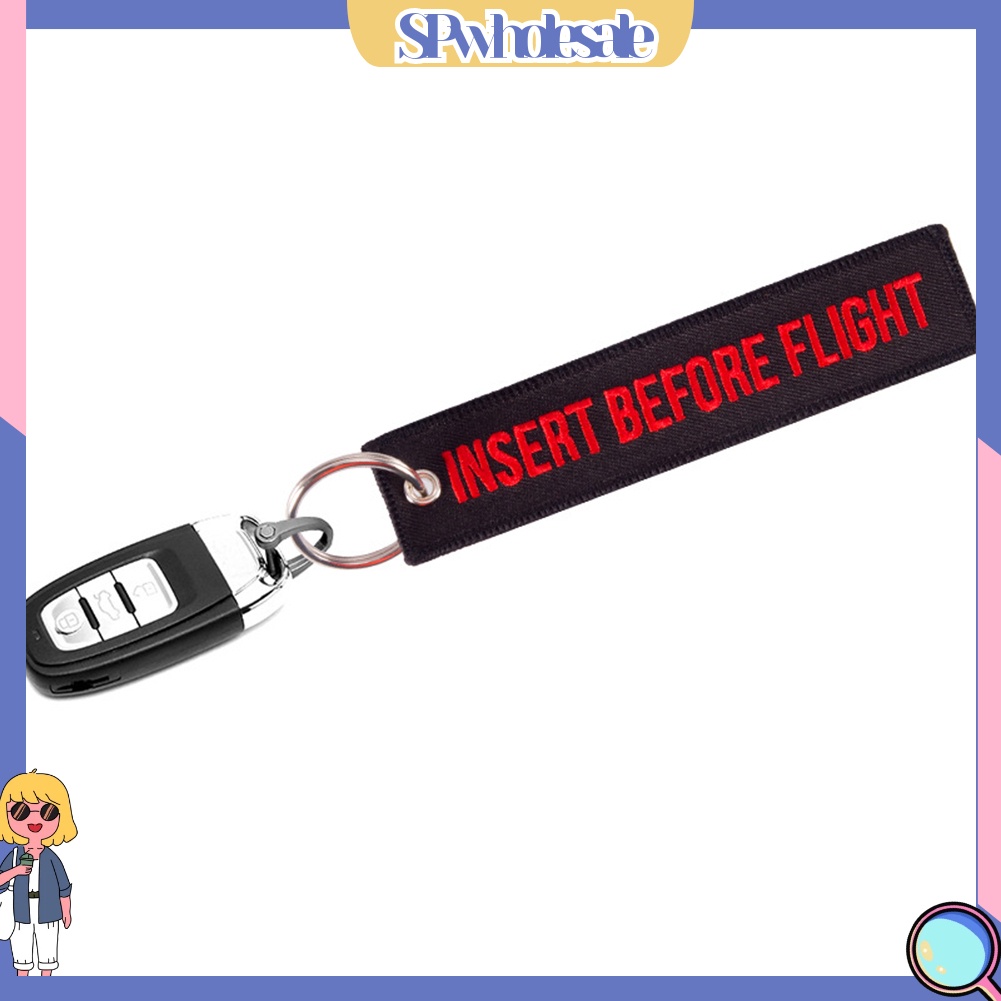 &lt;SPwholesale&gt; Móc Khóa Thêu Chữ SPwholesale &gt; Chèn Trước Khi Bay