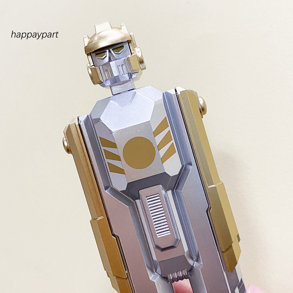 Bút Bi Hình Robot Biến Hình Chống Rò Rỉ Thoải Mái Dành Cho Học Sinh