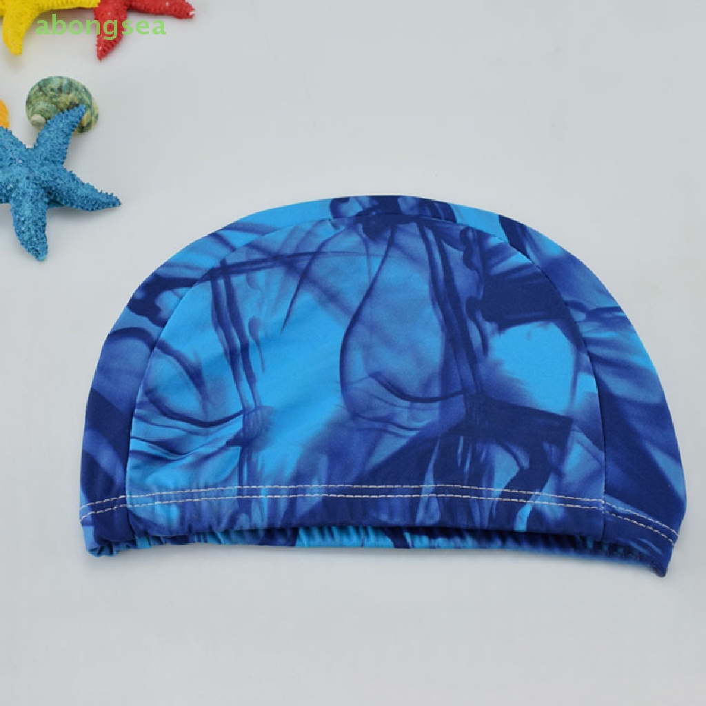 Mũ Bơi Trùm Đầu Bằng Nylon Co Giãn Siêu Mỏng Free Size Cho Nam Và Nữ