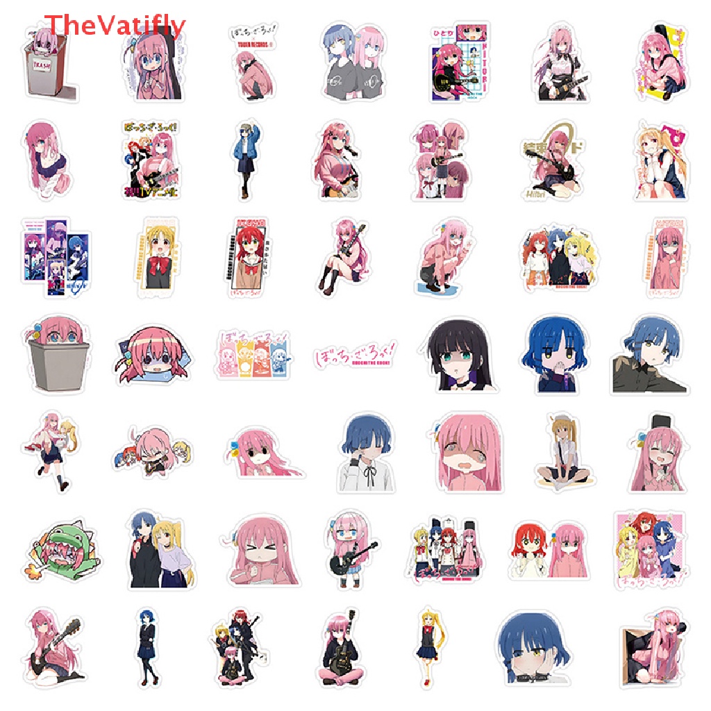 Bộ 50 Miếng Dán Họa Tiết Graffiti Độc Đáo Trang Trí Vali / Laptop / Xe Hơi DIY