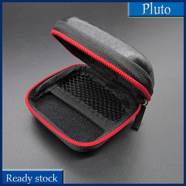 Mới Hộp Đựng Tai Nghe Thẻ Nhớ SD TF Hình Vuông Có Khóa Kéo Chống Ẩm Tiện Dụng