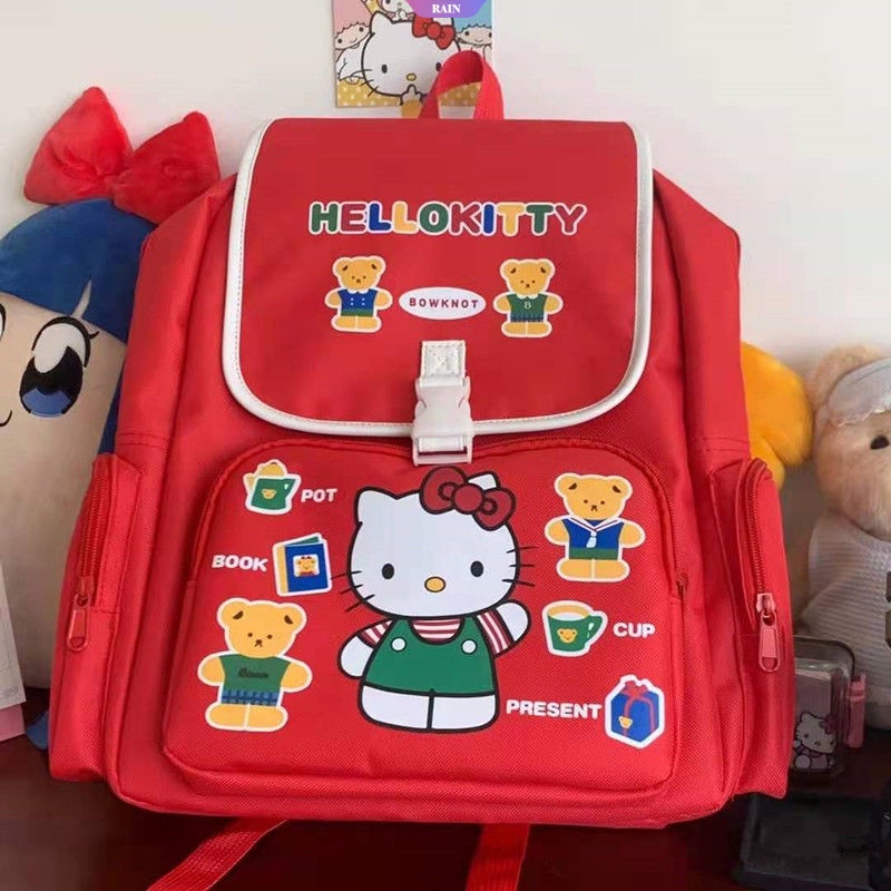 Balo Đi Học Họa Tiết Sanrio Hello Kitty Phong Cách Nhật Bản Dễ Thương Cho Nữ Y2k