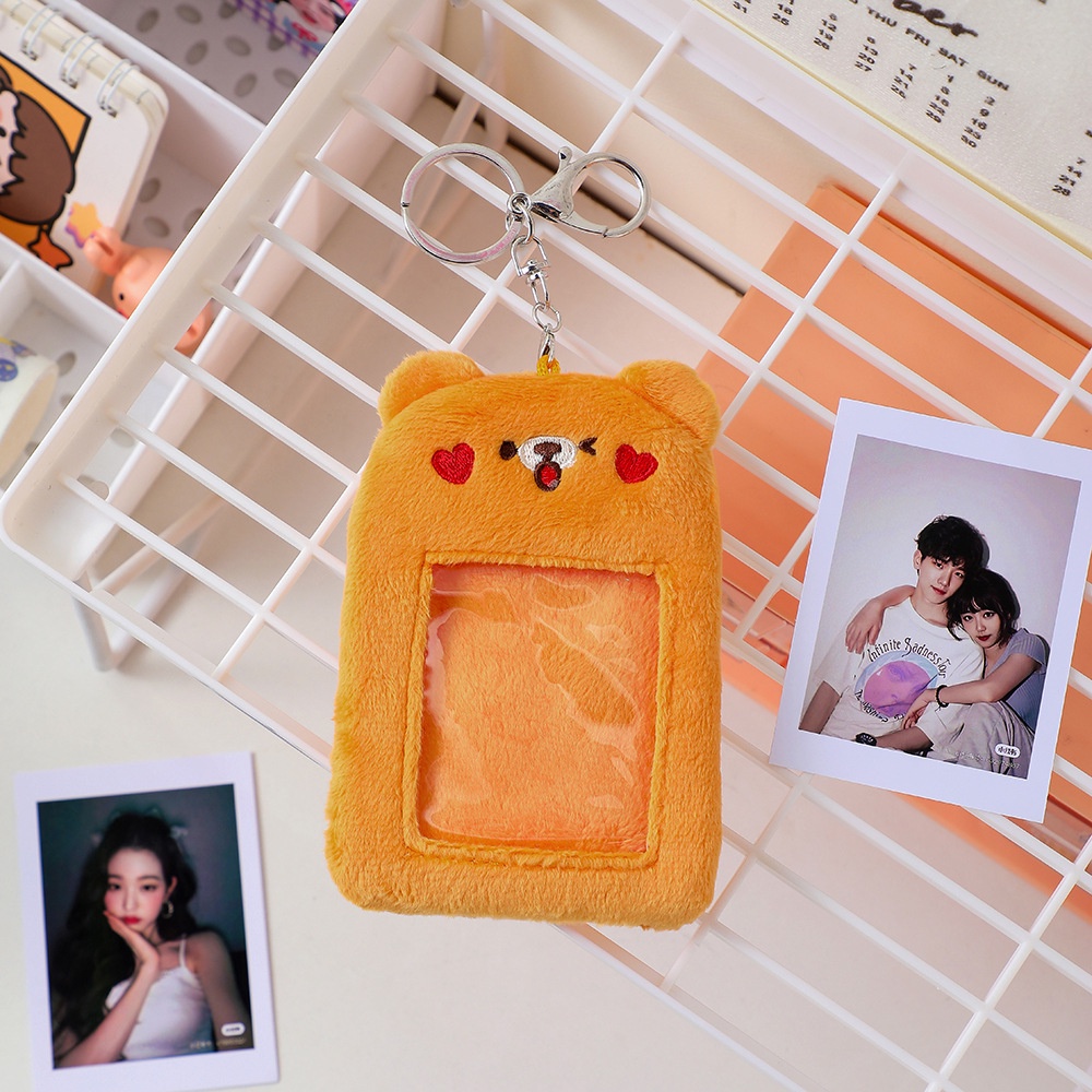 Túi Đựng Thẻ Xe Buýt Kiểu Hoạt Hình Nhồi Bông Dễ Thương