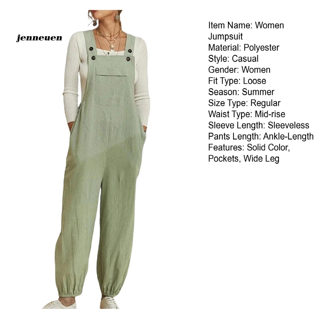 Quần Yếm JEN Romper Không Tay