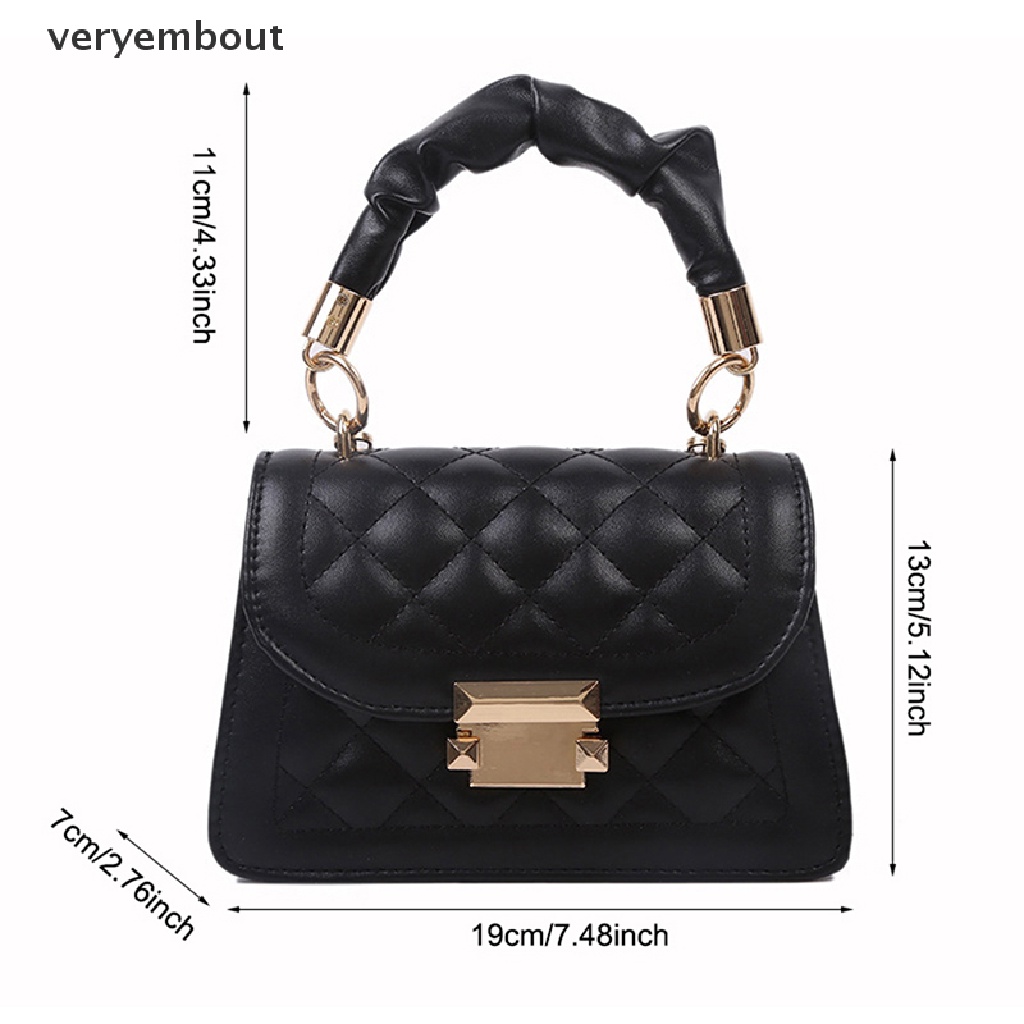 Túi Đeo Chéo Vai Bằng Da PU Họa Tiết Thêu Thời Trang Sành Điệu Cho Nữ