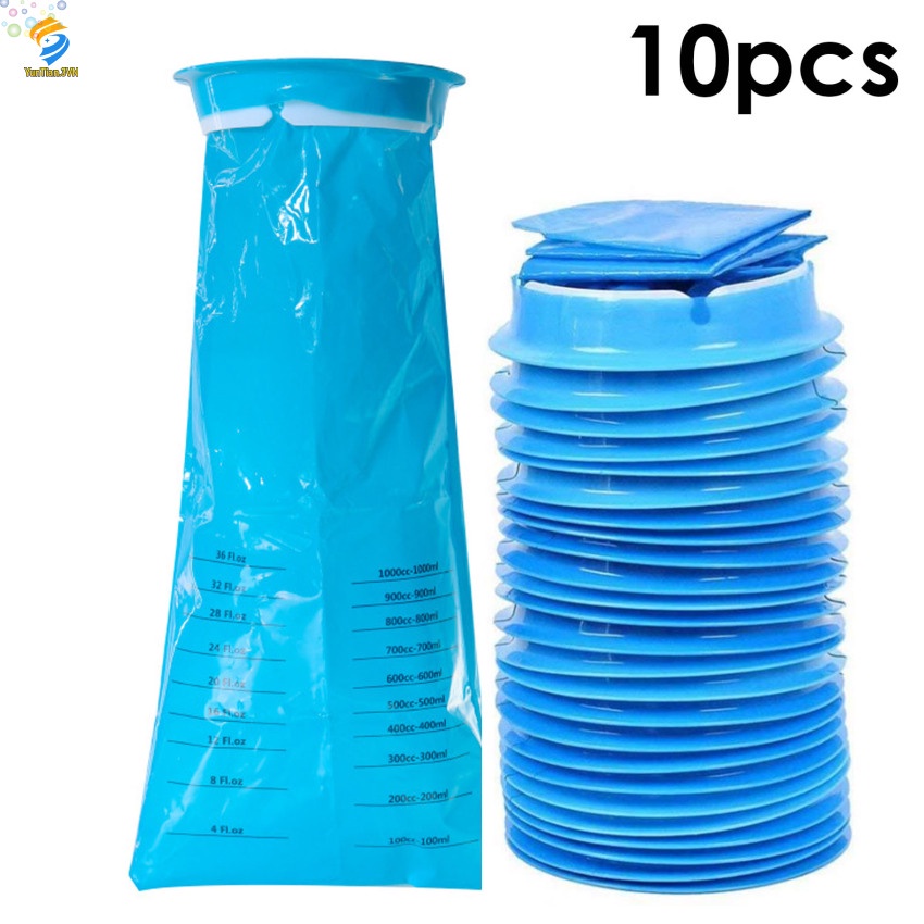 Set 10 Túi Đựng Emesis Dùng Một Lần Tiện Dụng &amp; Túi Buồn nôn Ô Tô 1000Ml