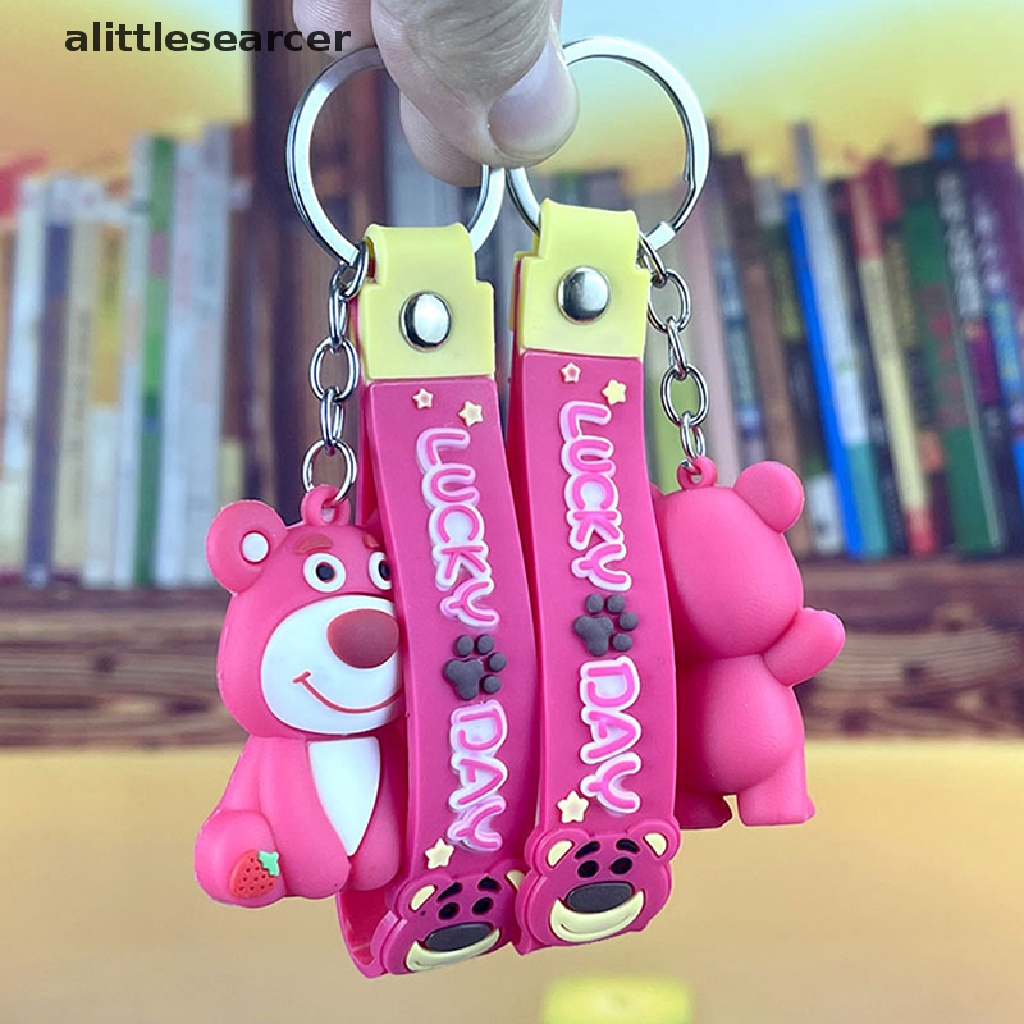 Móc Khóa Hình Búp Bê Lotso Hoạt Hình Toy Story Dễ Thương