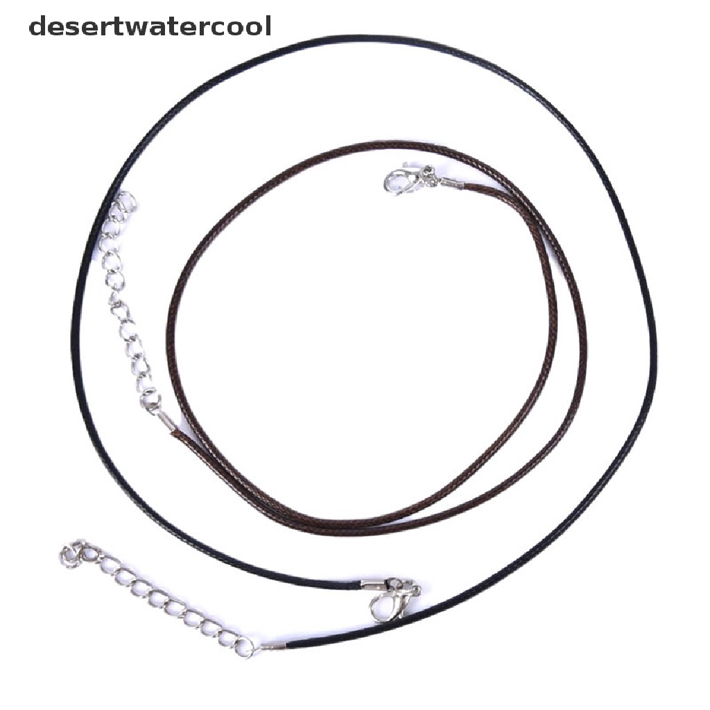 Set 10 Cuộn Dây Da Màu Đen 1.5mm Dùng Làm Vòng Đeo Tay DIY